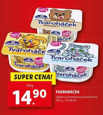 Lidl Tvaroháček nabídka