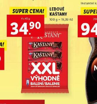 Lidl Ledové kaštany nabídka