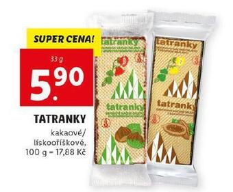 Lidl Tatranky nabídka