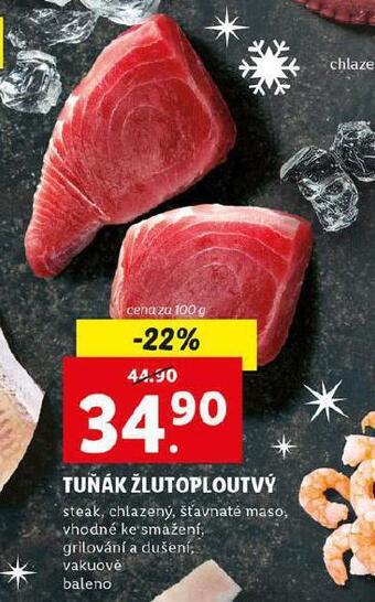 Lidl Tuňák žlutoploutvý nabídka