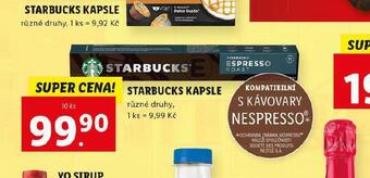 Lidl Starbucks kapsle nabídka