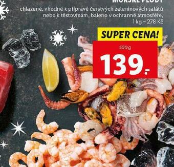 Lidl Mořské plody nabídka