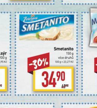 Billa Želetava smetanito nabídka