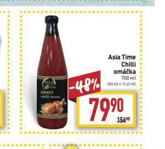 Billa Asia time chilli omáčka nabídka
