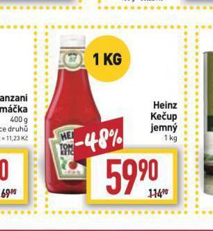 Heinz kečup jemný