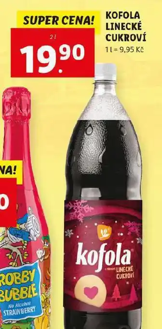 Lidl Kofola linecké cukroví nabídka