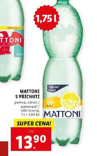 Lidl Mattoni s příchutí nabídka
