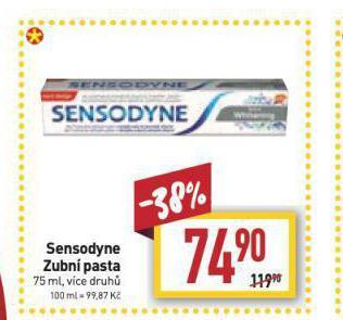 Billa Sensodyne zubní pasta nabídka