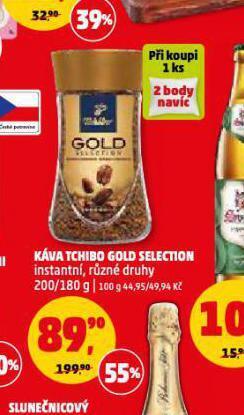 Penny Market Káva tchibo gold selection nabídka