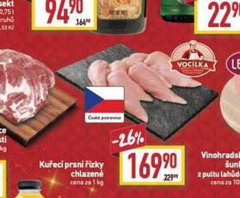 Billa Kuřecí prsní řízky nabídka