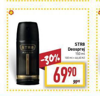 Billa Str8 deosprej nabídka