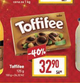 Billa Toffifee nabídka