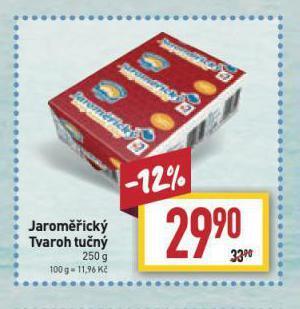 Billa Jaroměřický tvaroh tučný nabídka