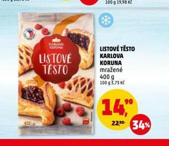 Penny Market Listové těsto nabídka