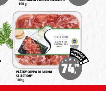 Plátky coppa di parma selection