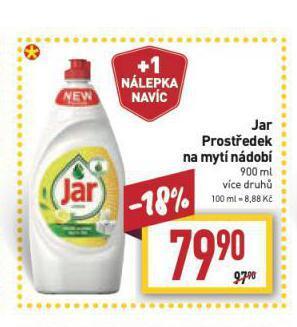 Billa Jar prostředek na nádobí nabídka
