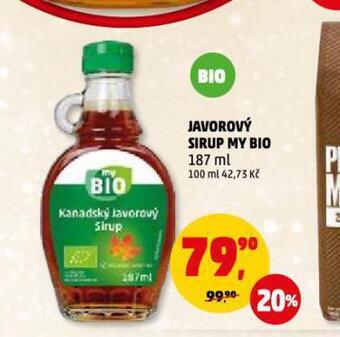 Penny Market Javorový sirup my bio nabídka