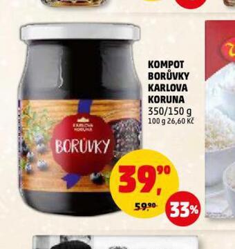 Penny Market Kompot borůvky nabídka