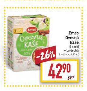 Billa Emco ovesná kaše nabídka