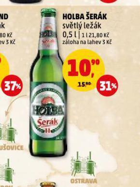 Penny Market Pivo holba šerák nabídka
