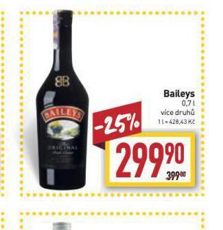 Billa Baileys nabídka