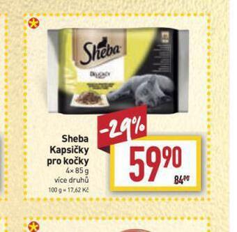 Billa Sheba kapsičky pro kočky nabídka
