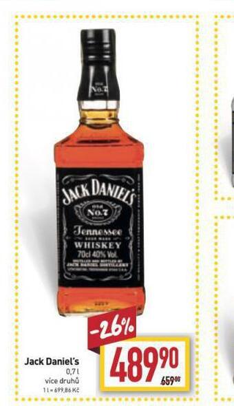 Billa Jack daniel´s nabídka