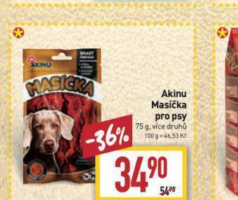 Billa Akinu masička pro psy nabídka