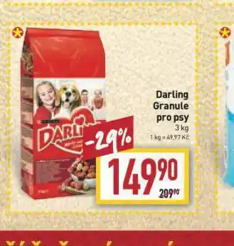 Billa Darling granule pro psy nabídka