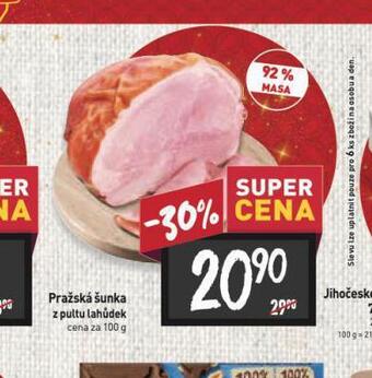 Billa Pražská šunka nabídka
