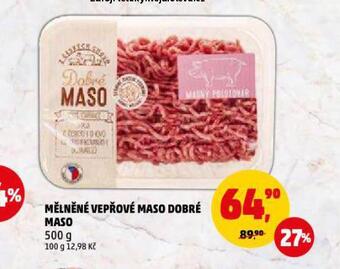 Penny Market Mělněné vepřové maso nabídka