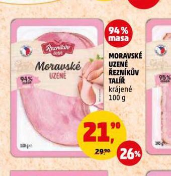 Penny Market Moravské uzené nabídka