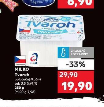 Kaufland Milko tvaroh nabídka