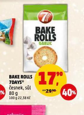 Penny Market Bake rolls 7days nabídka