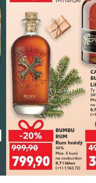 Kaufland Bumbu rum nabídka