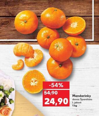 Kaufland Mandarinky nabídka