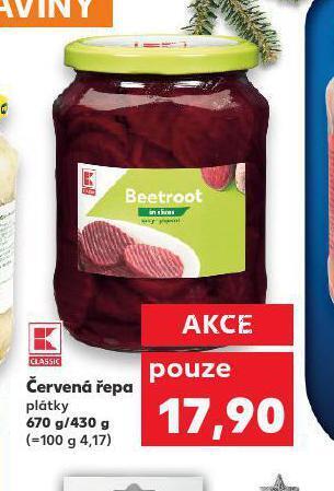Kaufland Červená řepa nabídka