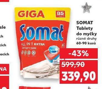 Kaufland Somat tablety do myčky nabídka