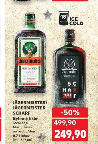 Kaufland Jägermeister nabídka