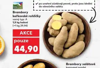 Kaufland Brambory keřkovské rohlíčky nabídka