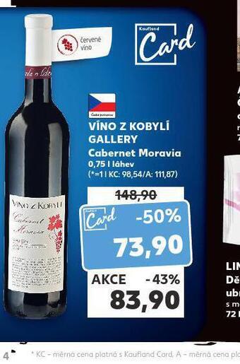 Kaufland Víno z kobylí gallery nabídka