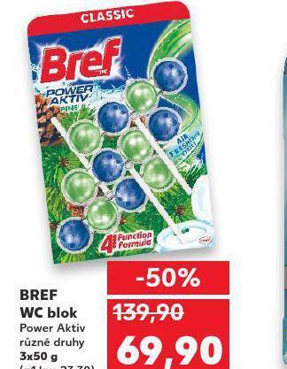 Kaufland Bref wc blok nabídka