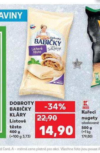 Kaufland Listové těsto nabídka
