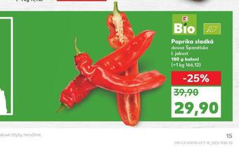 Kaufland Paprika sladká nabídka