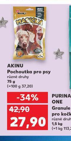 Kaufland Akinu pochoutka pro psy nabídka