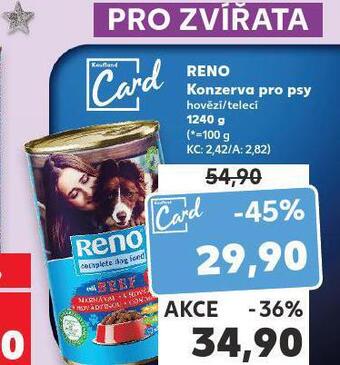 Kaufland Reno konzerva pro psy nabídka