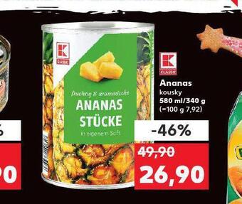 Kaufland Ananas kousky nabídka