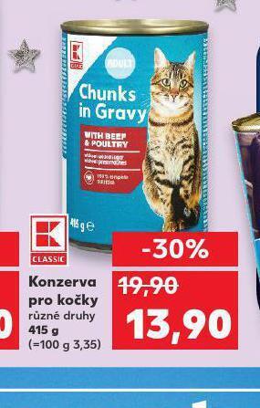 Kaufland Konzerva pro kočky nabídka