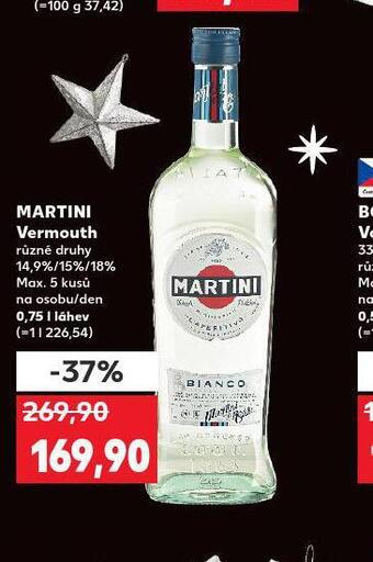Kaufland Martini vermouth nabídka