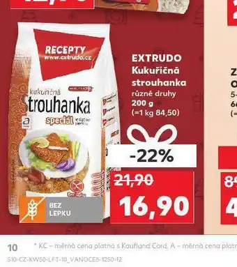 Extrudo kukuřičná strouhanka
